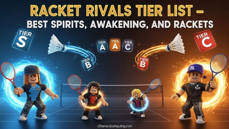 Racket Rivals Tier List (June 2026) Best Spirits & Builds