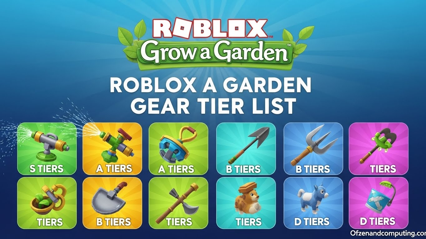 Roblox Grow a Garden Gear Tier List