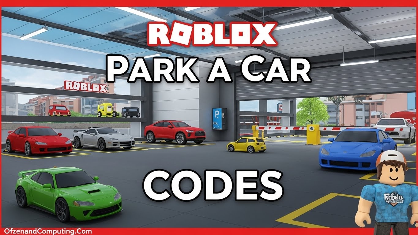 Roblox Park a Car Codes