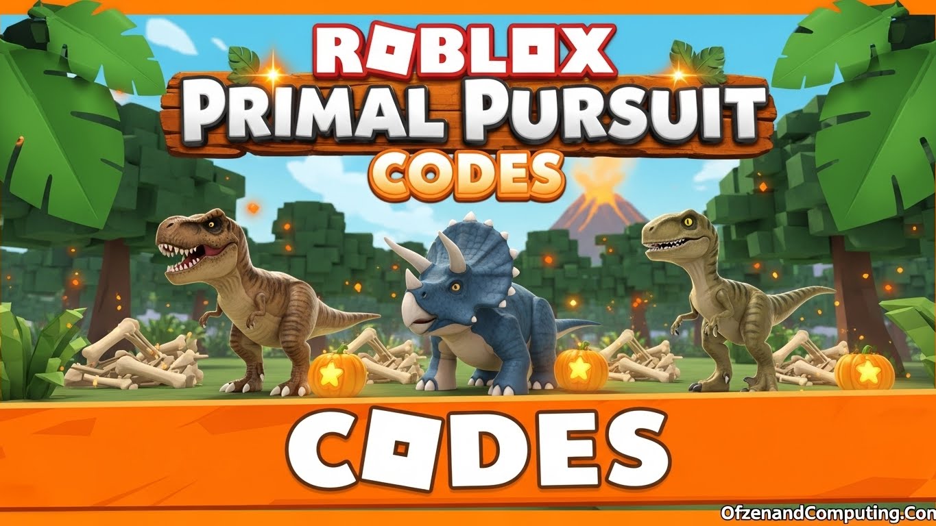 Roblox Primal Pursuit Codes