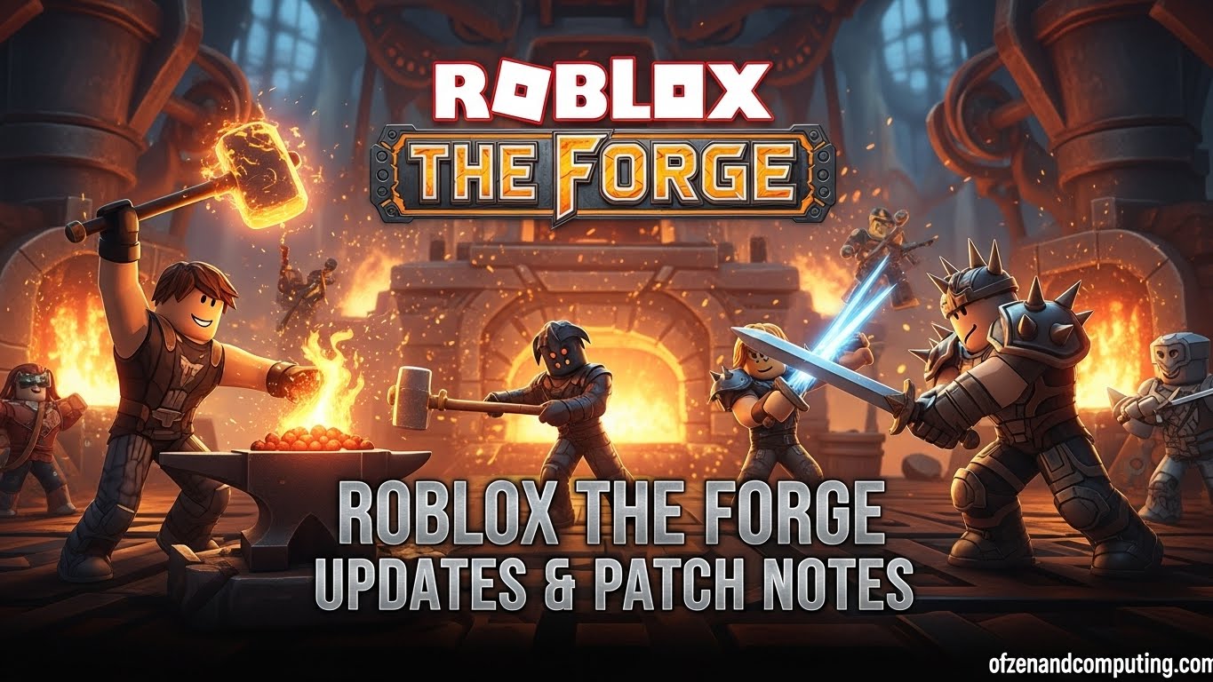Roblox The Forge Updates & Patch Notes