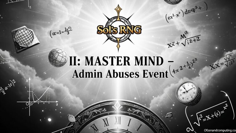 Sol's RNG Admin Abuse Guide (March 2026) Master Mind Event