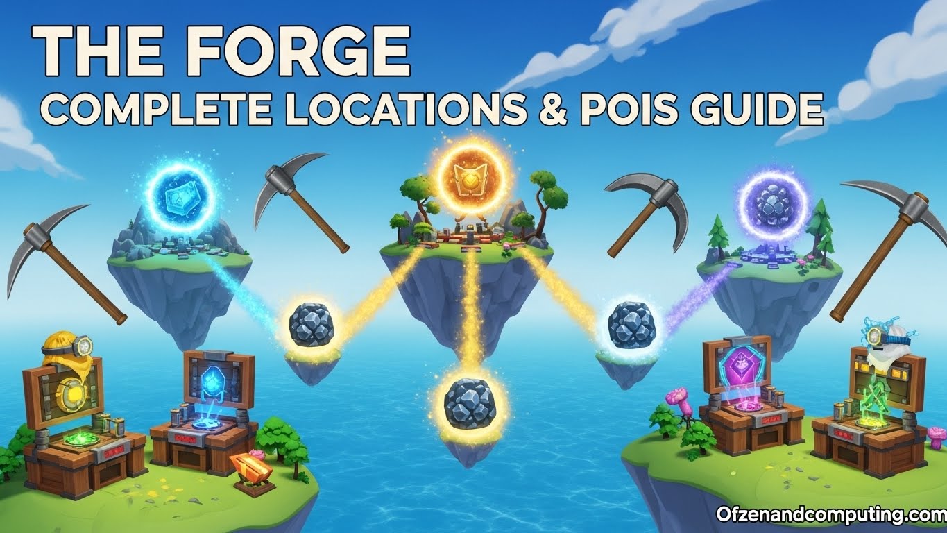 The Forge All Locations and POIs Guide
