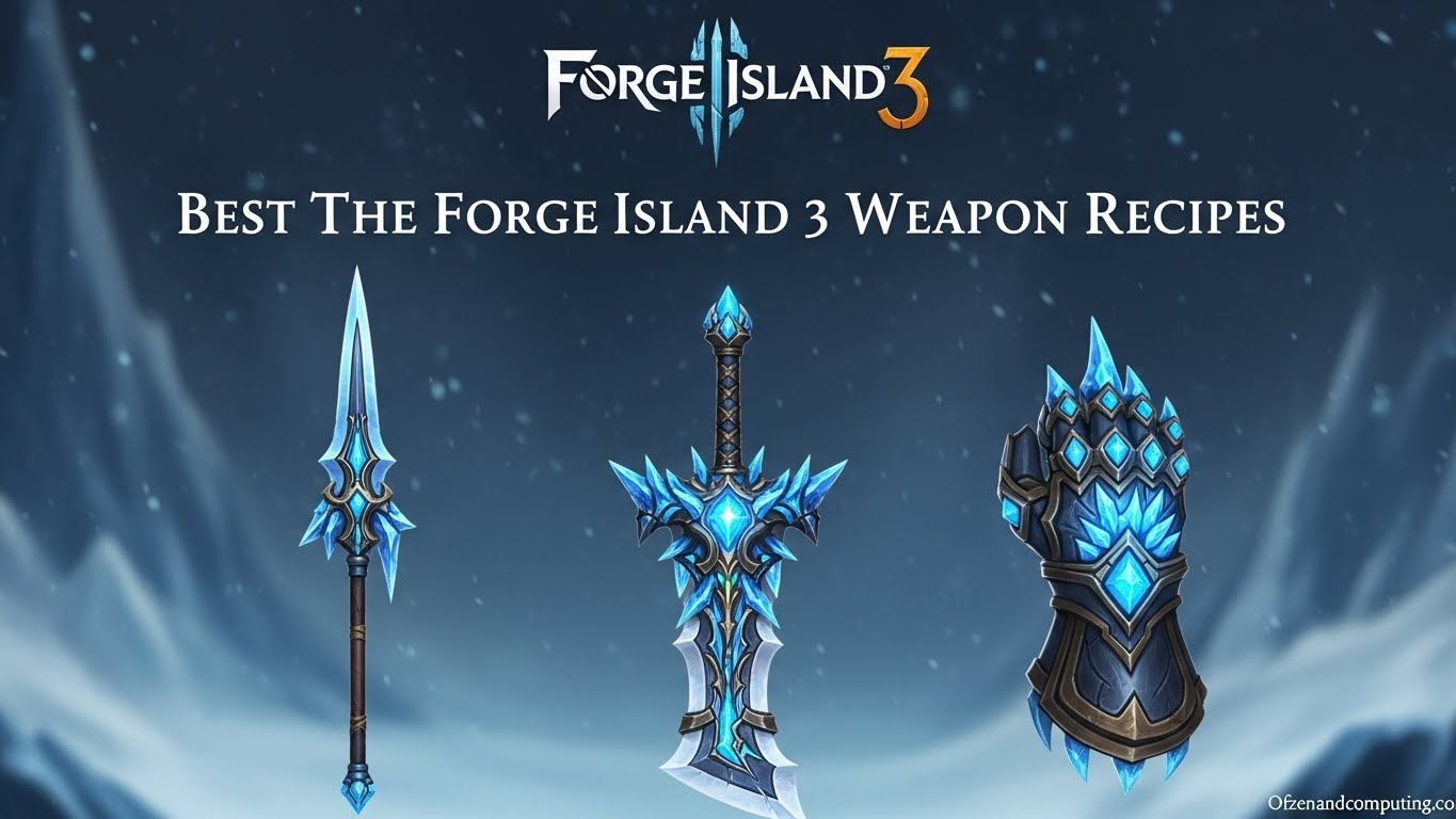 The Forge Island 3 Best Weapon Recipes