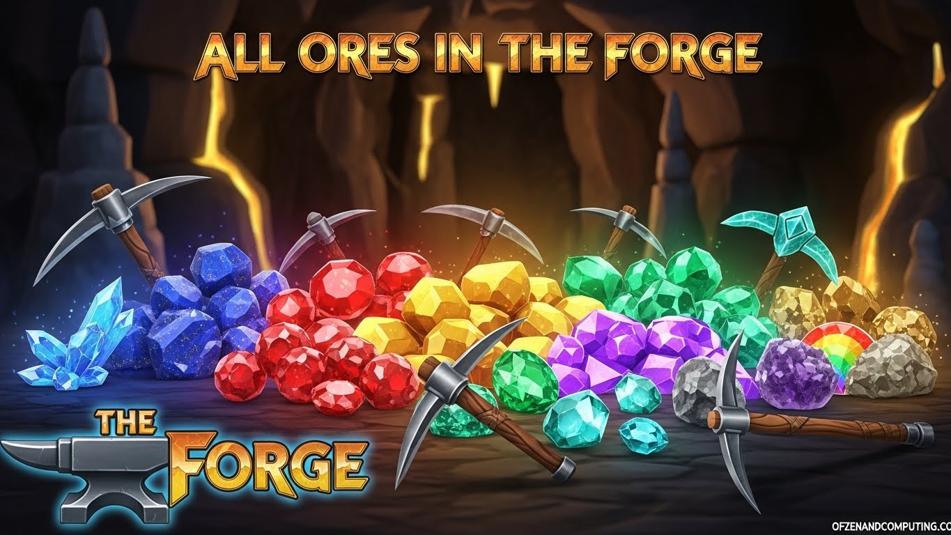 The Forge Roblox All Ores Guide