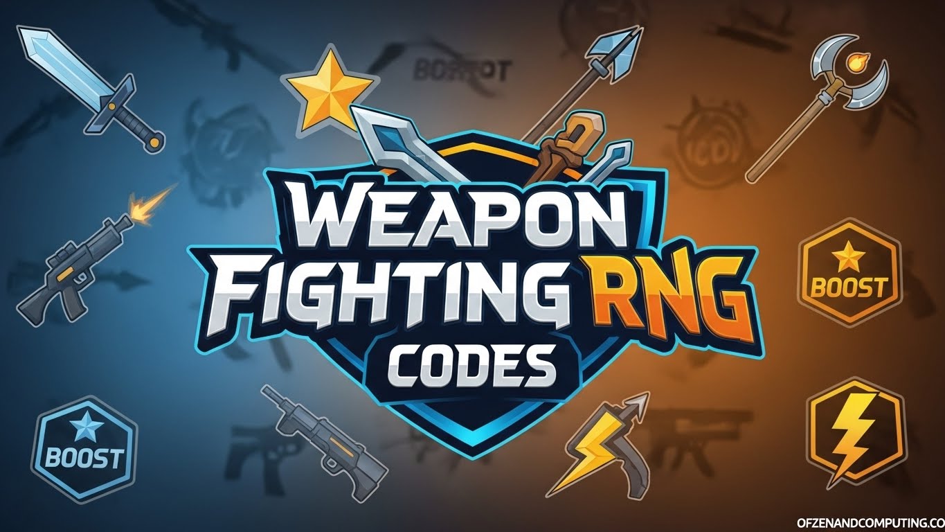 Weapon Fighting RNG Codes