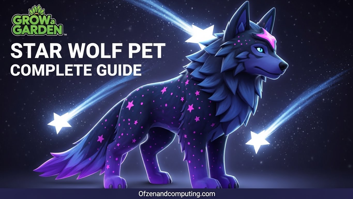 What Does the Star Wolf Pet Do in Grow a Garden