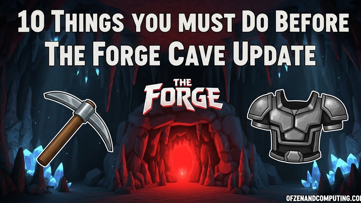 10 Things You MUST Do Before The Forge Cave Update