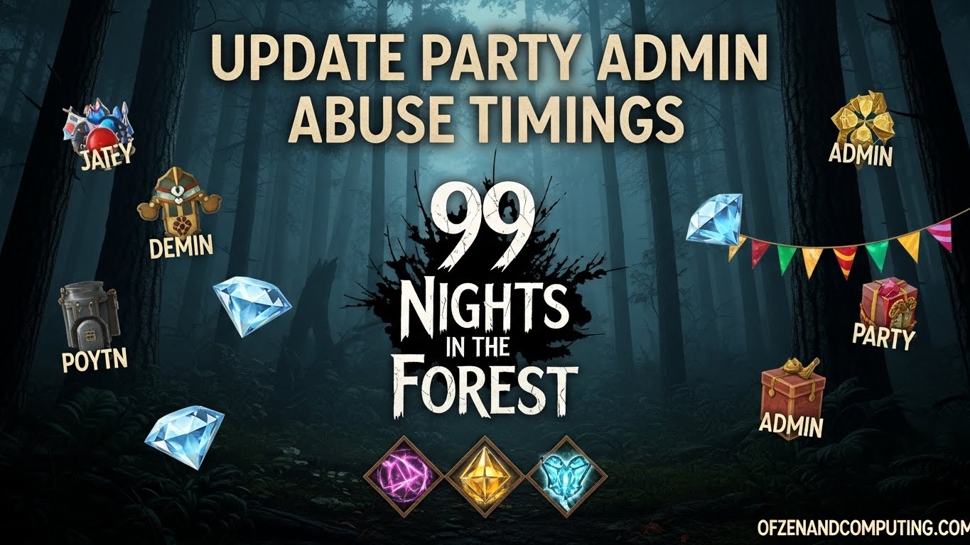 99 Nights in the Forest Admin Abuse