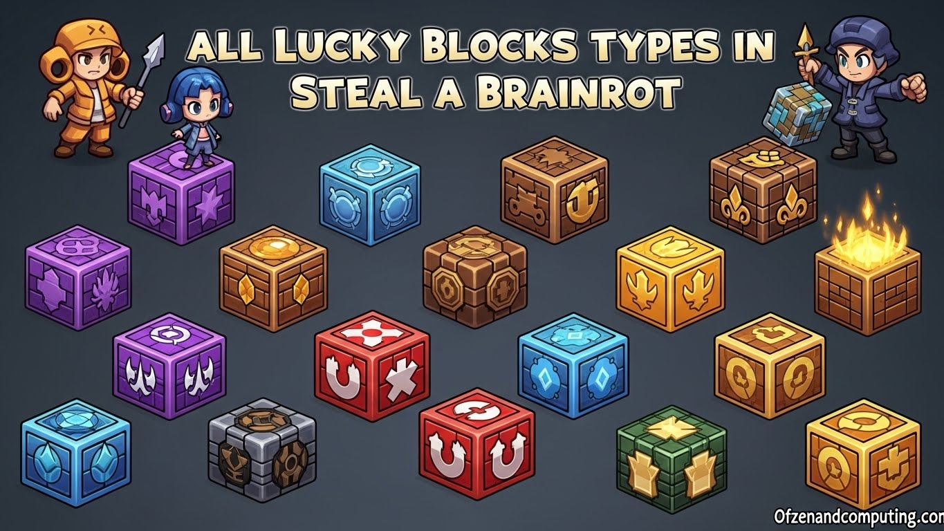 All Lucky Blocks Types in Steal a Brainrot