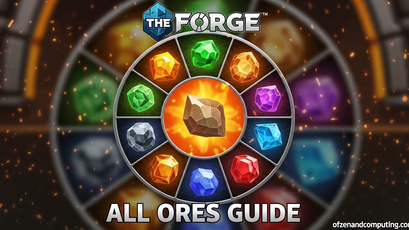 All Ores in The Forge Roblox