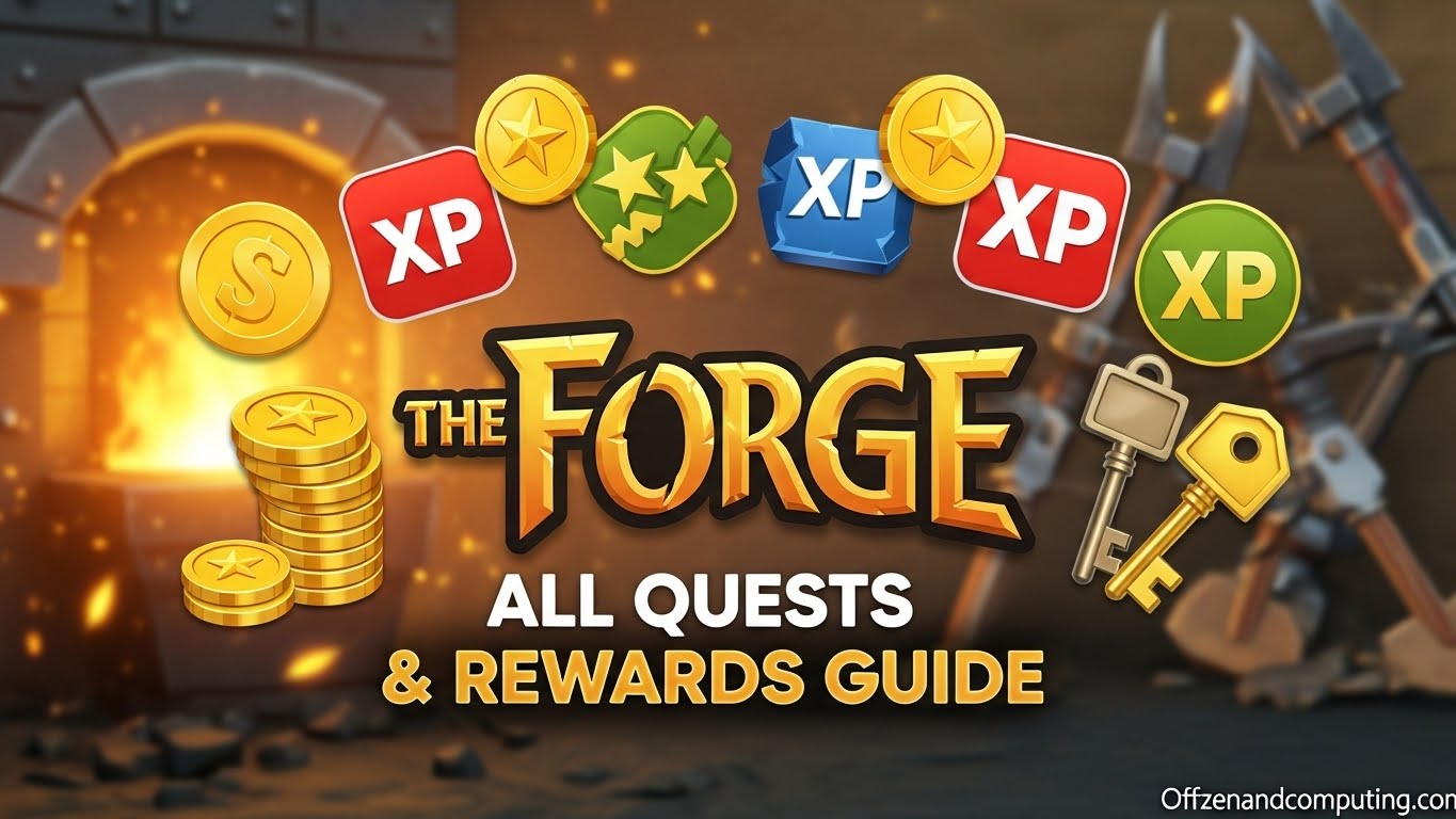 All Quests and Rewards in The Forge