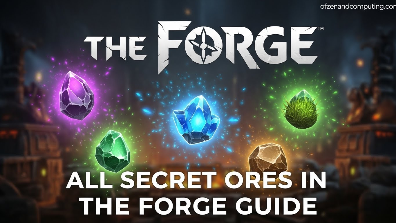 All Secret Ores The Forge Guide