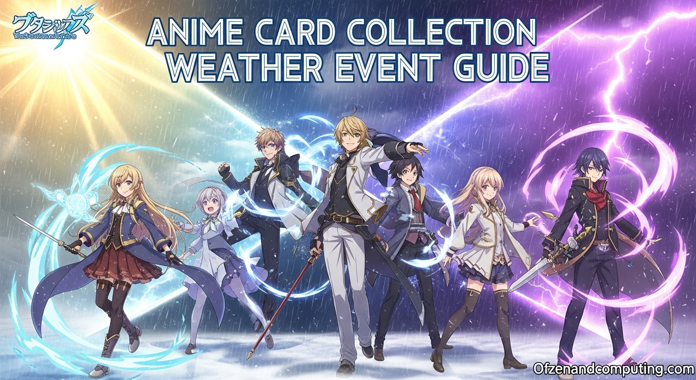 Anime Card Collection Weather Guide