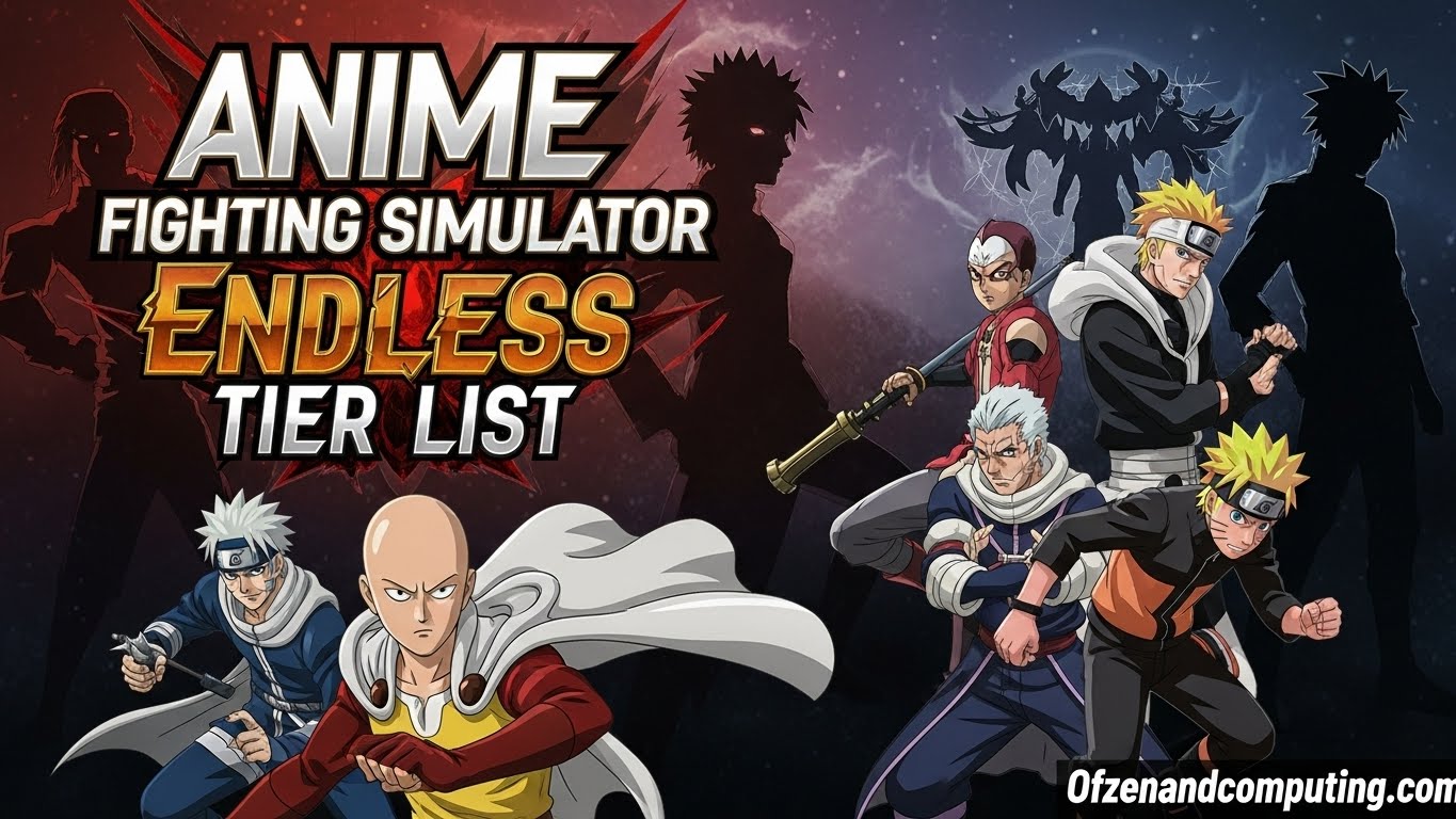 Anime Fighting Simulator Endless Tier List