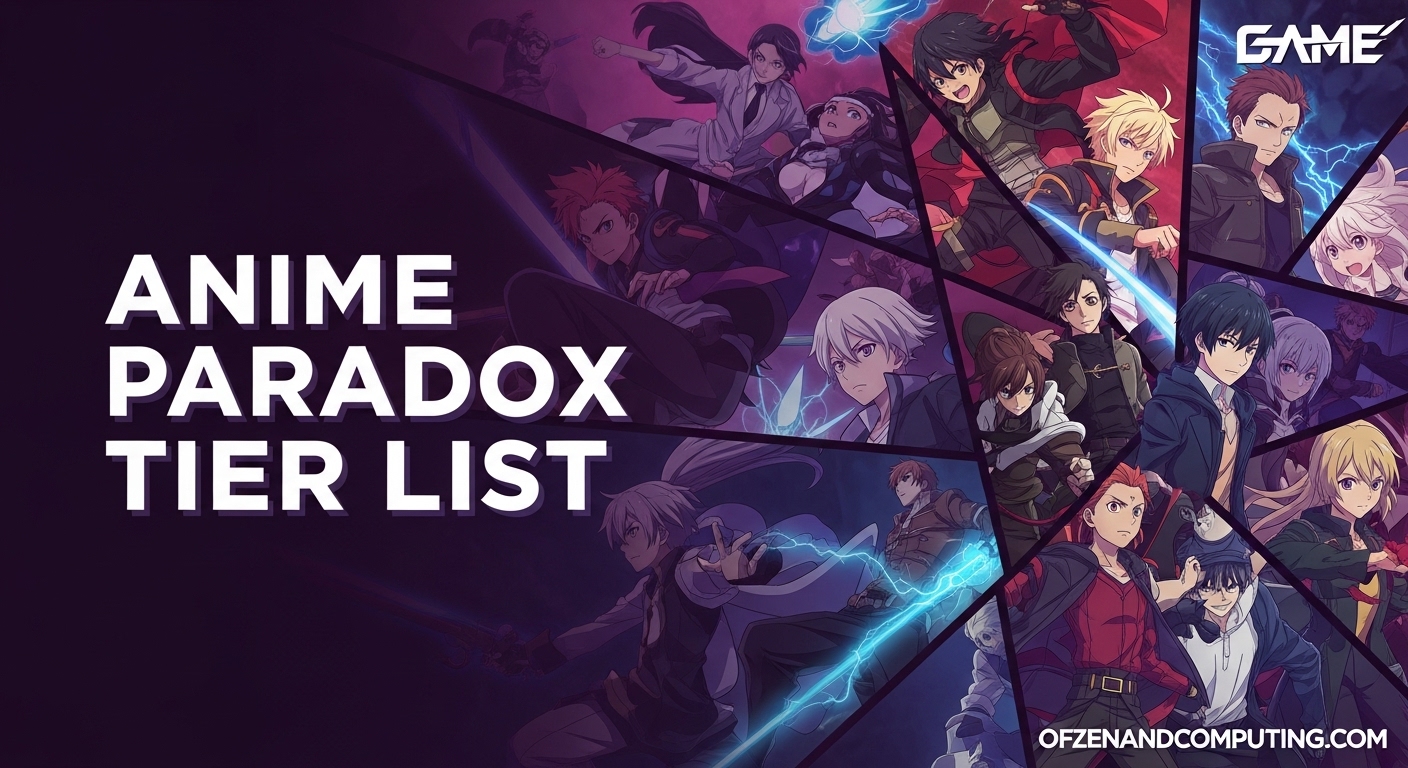 Anime Paradox Tier List