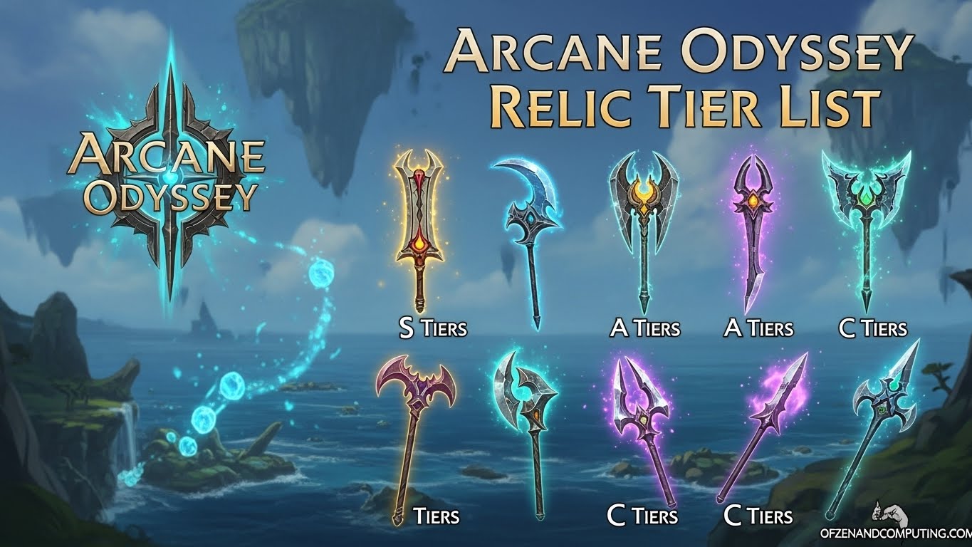 Arcane Odyssey Relic Tier List