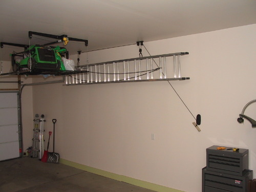 Racor - PBH-1R - Ceiling-Mounted Bike Lift - Pulley System - Up to 50 lbs, Black Customer Review Racor - PBH-1R - Ceiling-Mounted Bike Lift - Pulley System - Up to 50 lbs, Black - Customer Photo 2