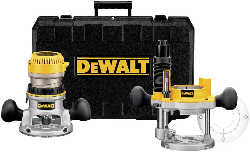 DEWALT Router Fixed/Plunge Base Kit, Variable Speed, 12-Amp, 2-1/4-HP (DW618PK) - Customer Photo 1