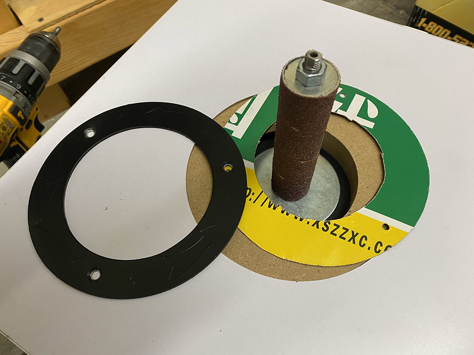 Grizzly Industrial G0538-1/3 HP Oscillating Spindle Sander Customer Review Grizzly Industrial G0538-1/3 HP Oscillating Spindle Sander - Customer Photo 2