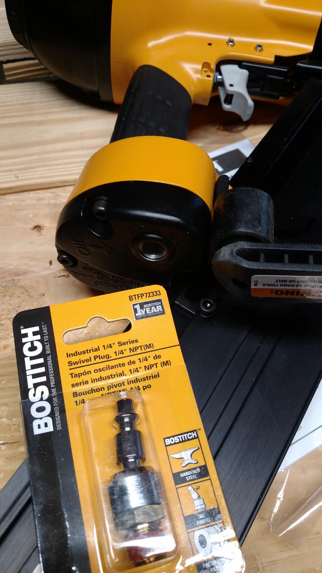 BOSTITCH Framing Nailer, Clipped Head, 2-Inch to 3-1/2-Inch, Pneumatic (F28WW) - Customer Photo 1