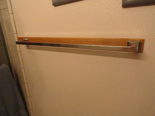 M-D Building Products 11908 2-1/2 in. x 3/8 in. x 36 in. Natural Hardwood Flat-Profile Threshold for Doorways - Customer Photo 1