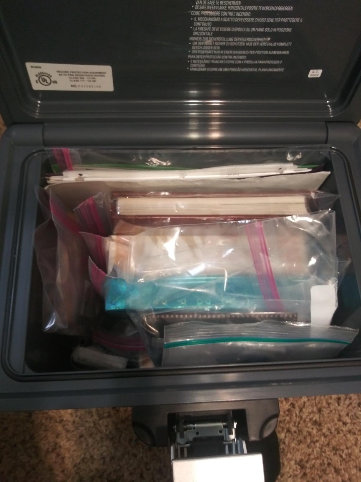 First Alert 2037F Water and Fire Protector File Chest, 0.62 Cubic Feet - Customer Photo 1