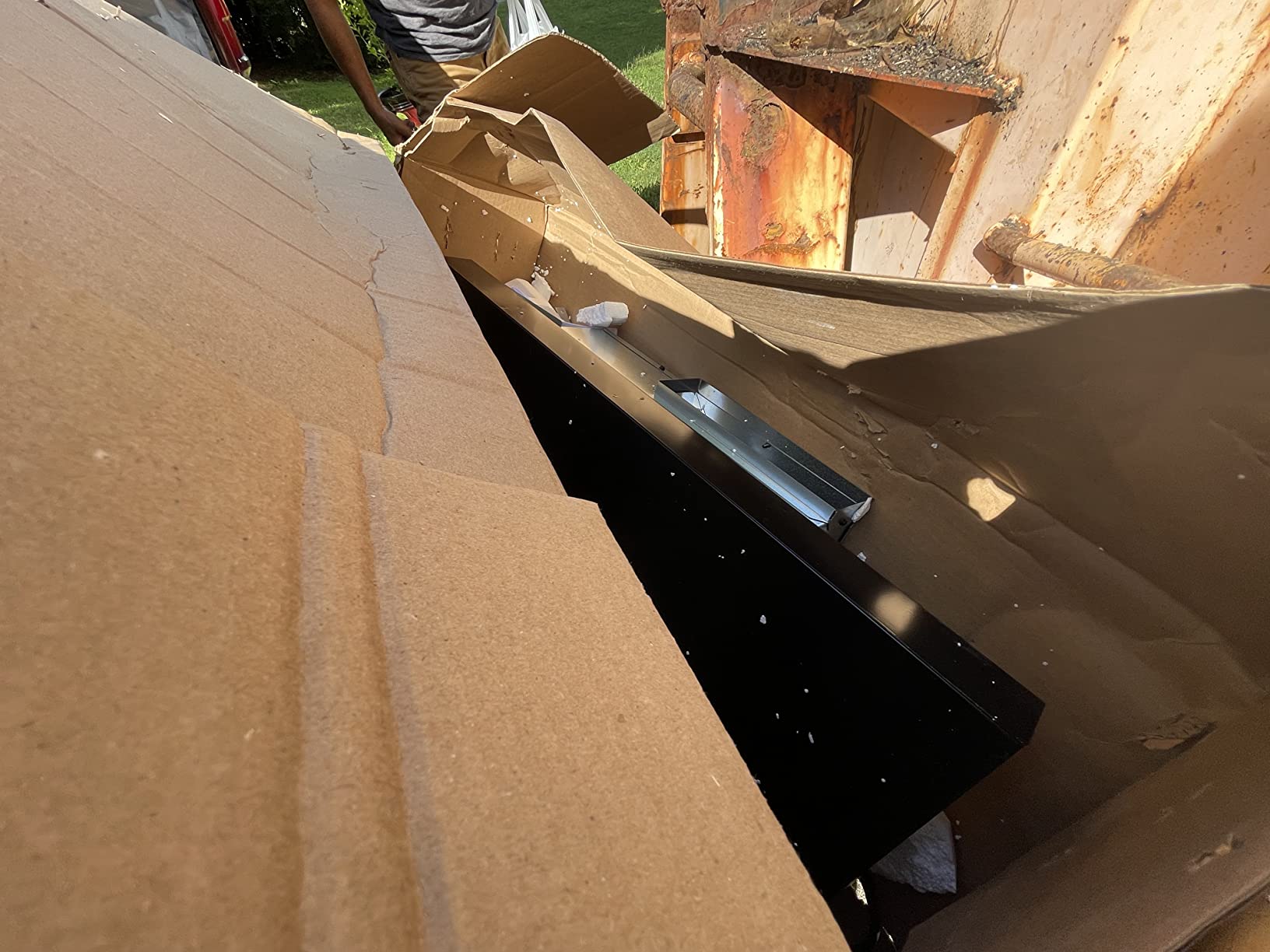 Broan 273603 Eclipse Downdraft Model Ventilator, 36-Inch, Satin Aluminum, 500 CFM - Customer Photo 1