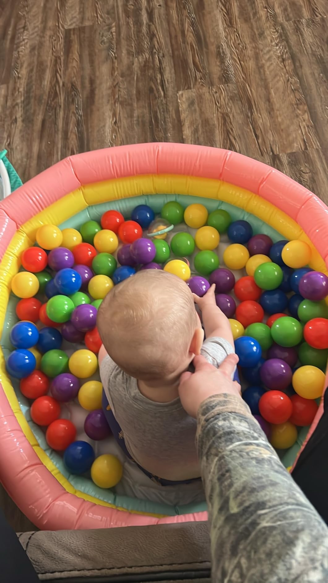 Intex Sunset Glow Baby Pool (34 in x 10 in) - Customer Photo 1