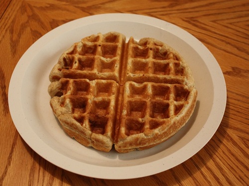 Presto 03510 Ceramic FlipSide Belgian Waffle Maker, Nonstick, Cool Touch Handles, Black - Customer Photo 2