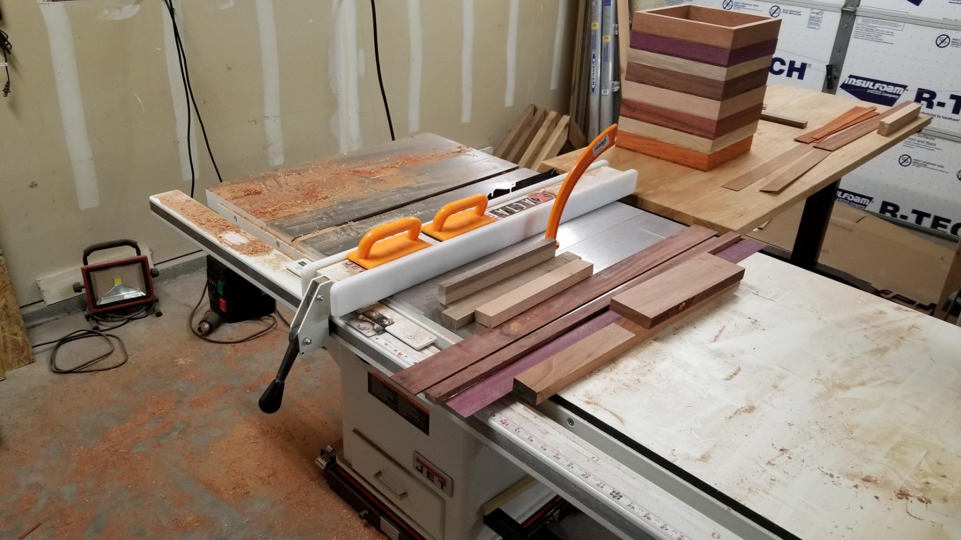JET 10-Inch Deluxe XACTA Table Saw, 50-Inch Rip, 3 HP, 230V 1Ph (JTAS-10XL50-1DX) - Customer Photo 2