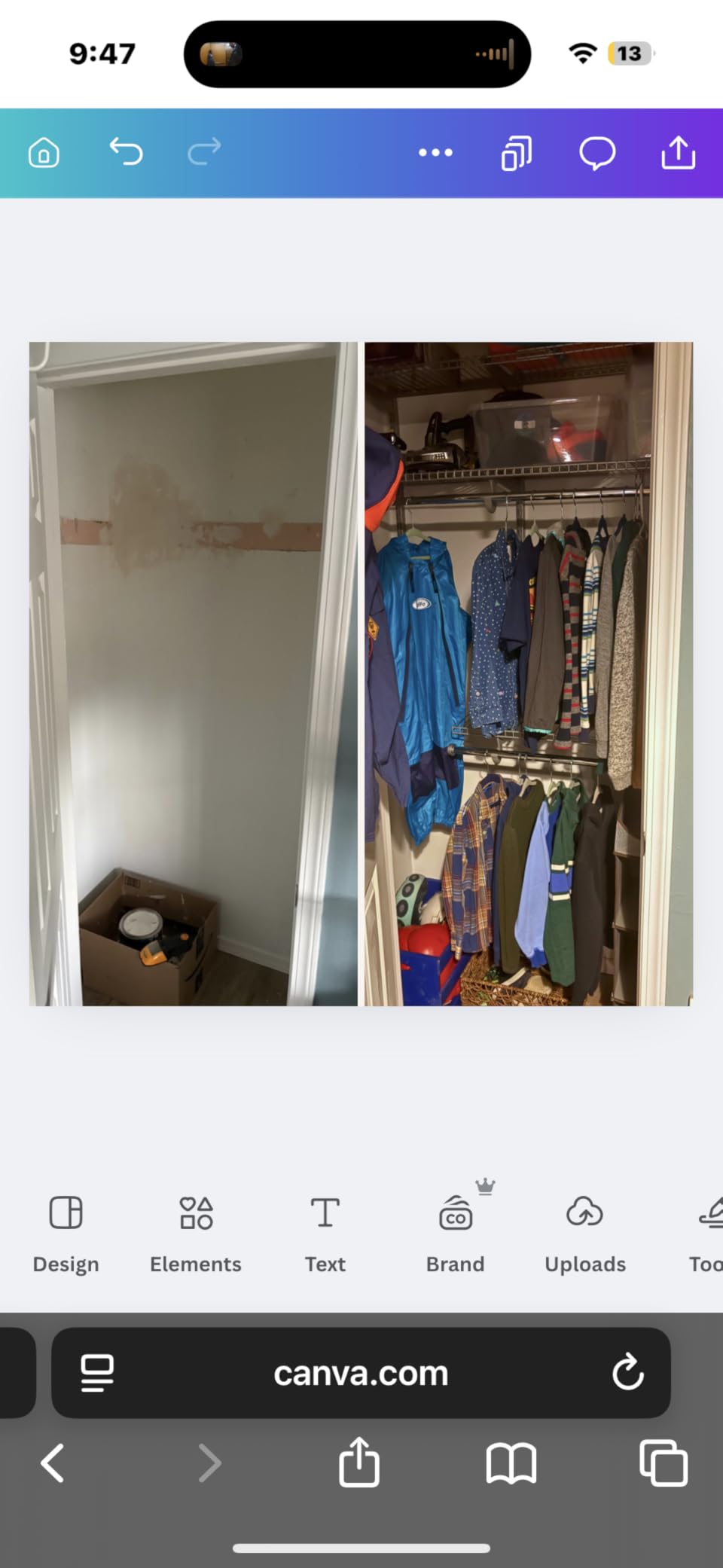 Rubbermaid Configurations Deluxe Custom Closet Kit 4-8Ft. Adjustable Metal Wire Shelving White Finish Expandable Organization System Hardware Included for Home Closet/Pantry/Laundry/Mudroom - Customer Photo 1