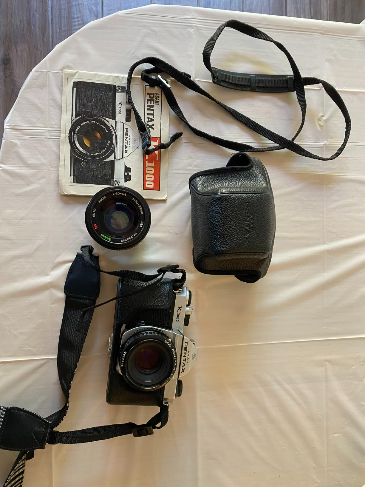 Pentax K1000 Manual Focus SLR Film Camera with Pentax 50mm Lens - Customer Photo 1