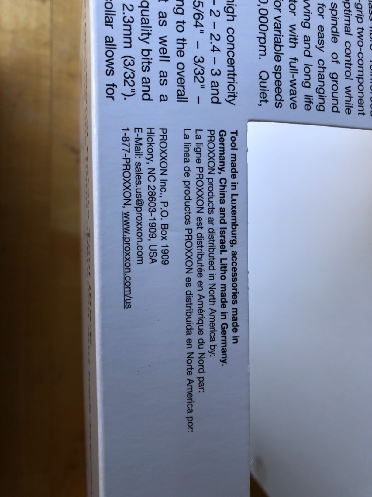 PROXXON Professional Rotary Tool IBS/E, 38481 - Customer Photo 2