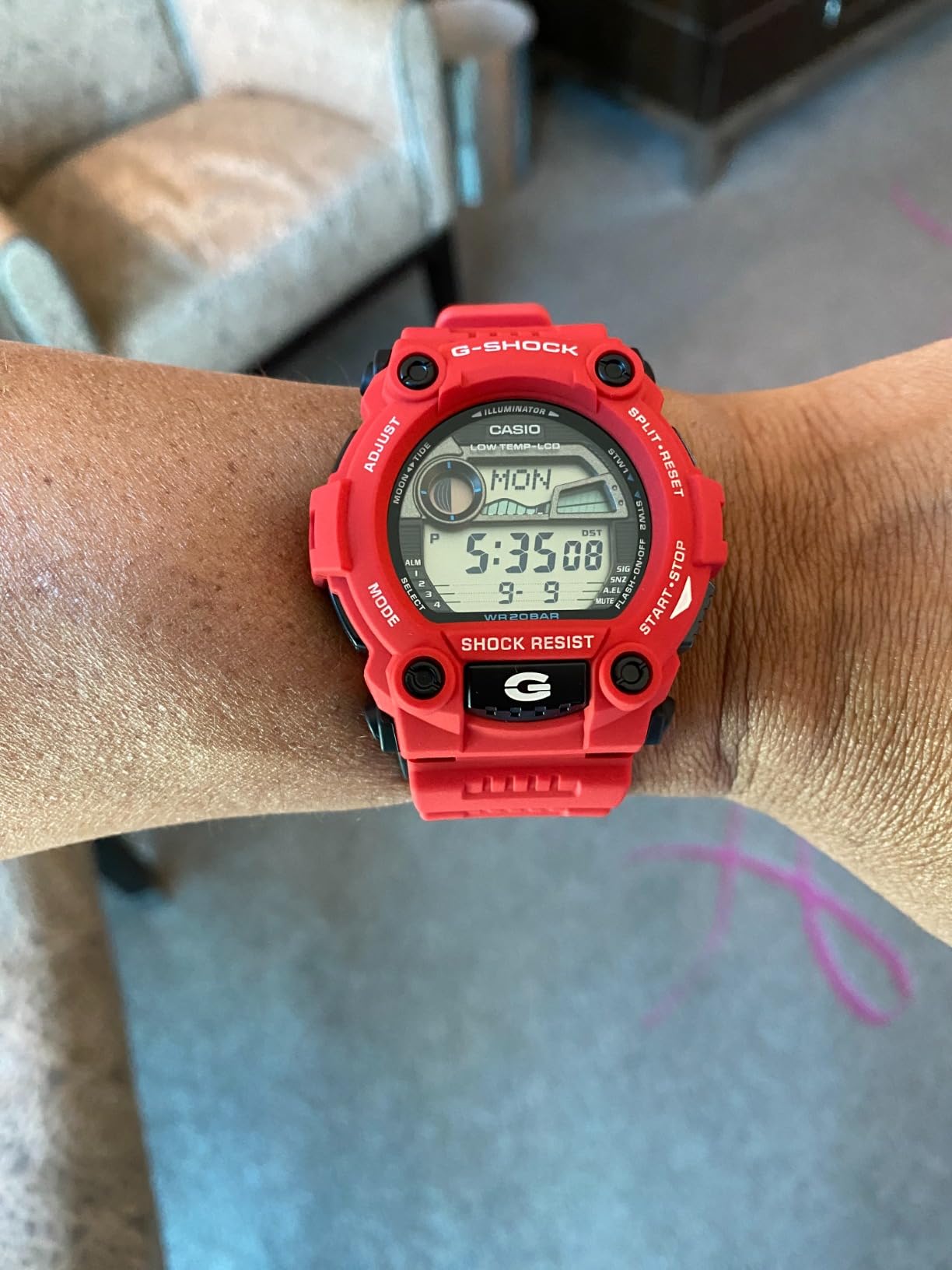 Casio Men's G7900A-4 G-Shock Rescue Red Digital Sport Watch - Customer Photo 1