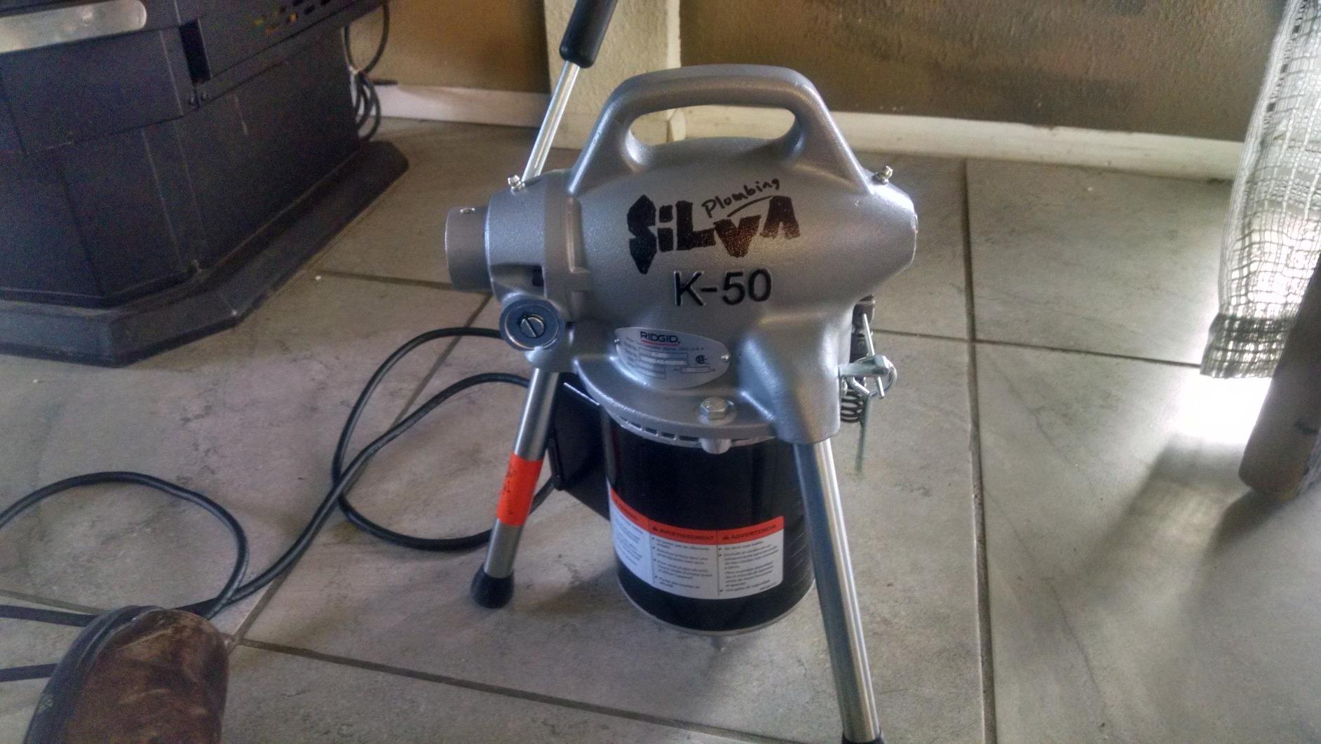 RIDGID 58920 Model K-50 Sectional Drain Cleaning Machine with 1/6 Horsepower Motor - Customer Photo 1