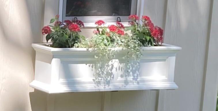 Mayne Fairfield 3-Foot Window Box – Self-Watering, Weather-Resistant Planter for Flowers – Durable Design for Outdoor Use, Perfect for Windows - Customer Photo 2