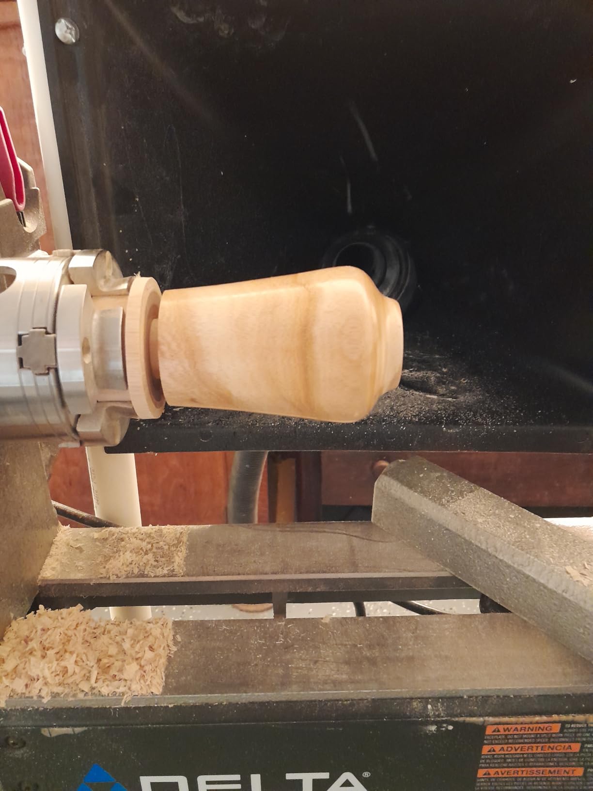 Delta Industrial 46-460 12-1/2-inch Variable-Speed MIDI Lathe, Gray Customer Review Delta Industrial 46-460 12-1/2-inch Variable-Speed MIDI Lathe, Gray - Customer Photo 2