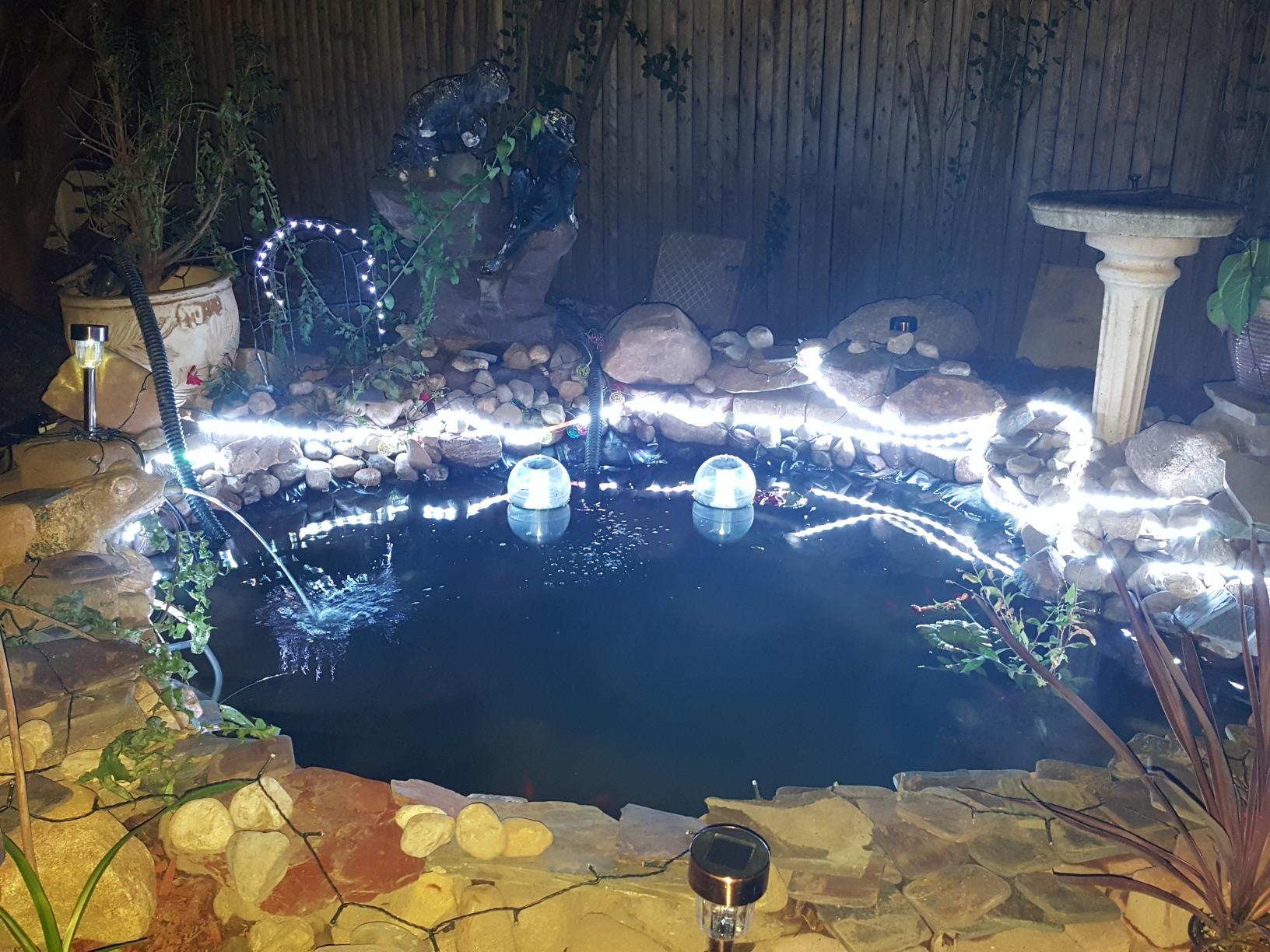 Koolatron Koolscapes 270 Gallon Pond Kit with Lighting, 270 Gallon with Sola, Black - Customer Photo 1