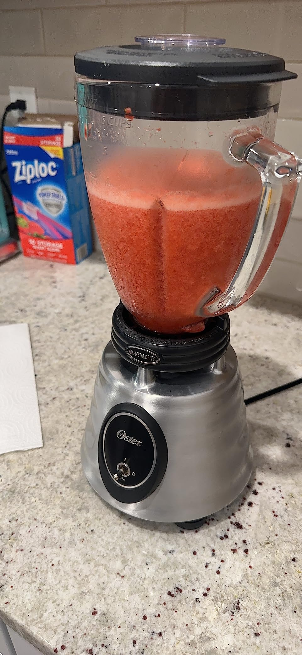 Oster Classic Series Heritage Blender with 6-Cup Glass Jar, 1000W Power, Stainless Steel Countertop Kitchen Blender - Customer Photo 1