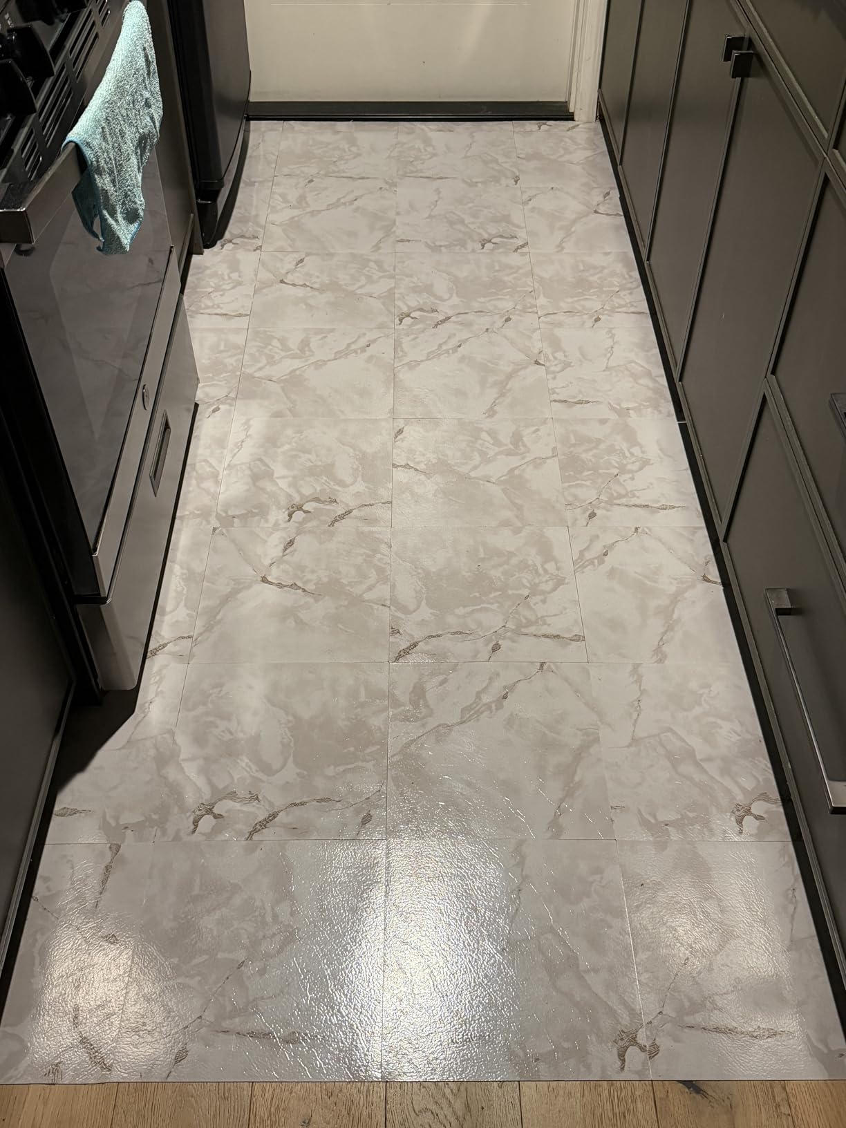 Nexus Self Adhesive 12-Inch Vinyl Floor Tiles, 20 Tiles - 12