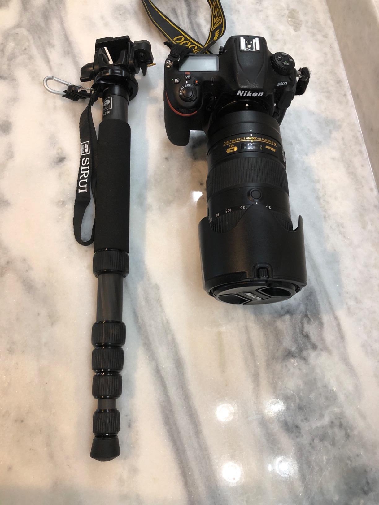 SIRUI Camera Monopod P-326 6 Section Carbon Fiber Compact Lightweight Travel Monopod - Customer Photo 2