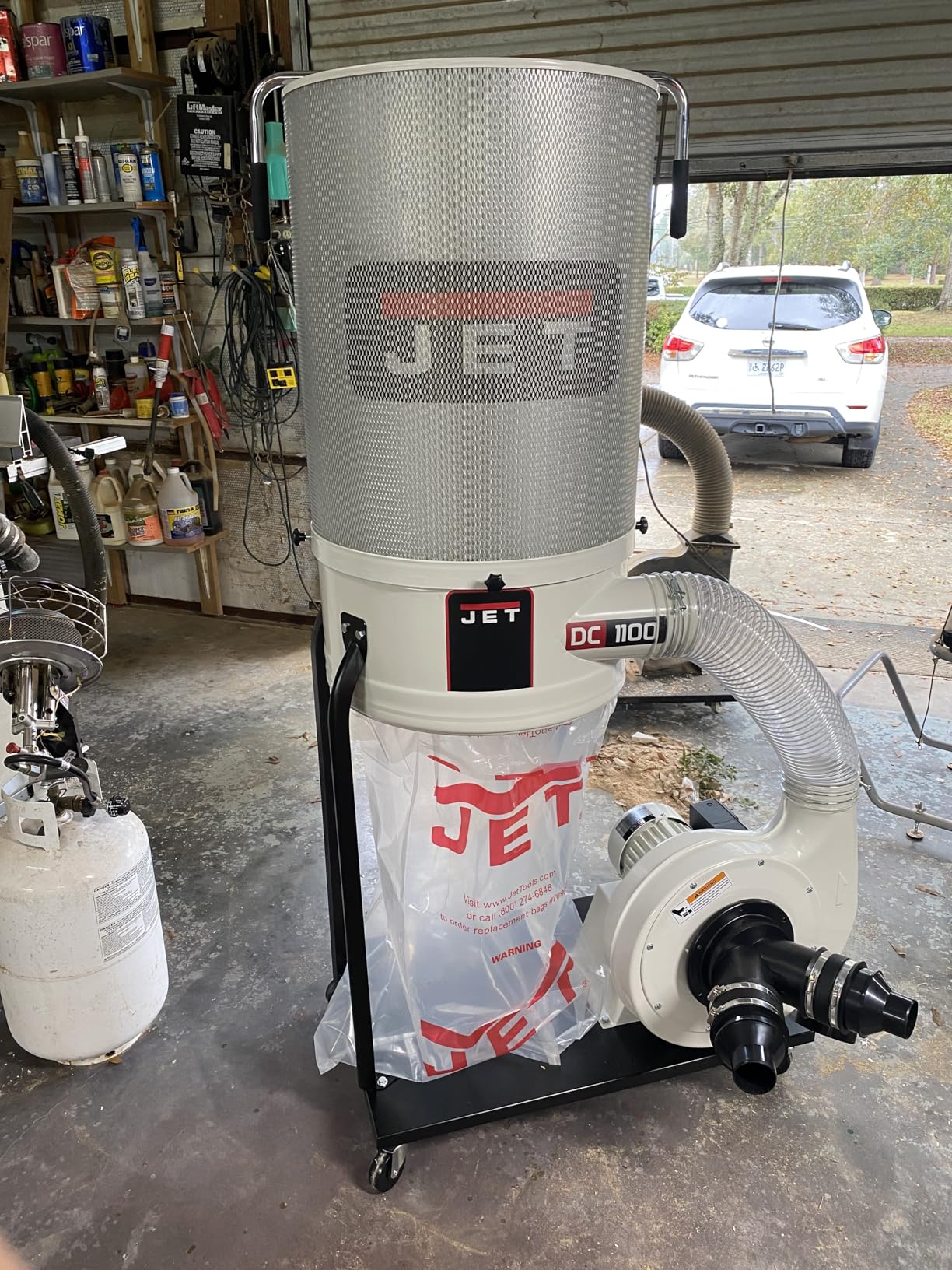JET Vortex Cone Dust Collector, 2-Micron Canister Filter, 1-1/2 HP, 115/230V 1Ph (DC-1100VX-CK) - Customer Photo 1