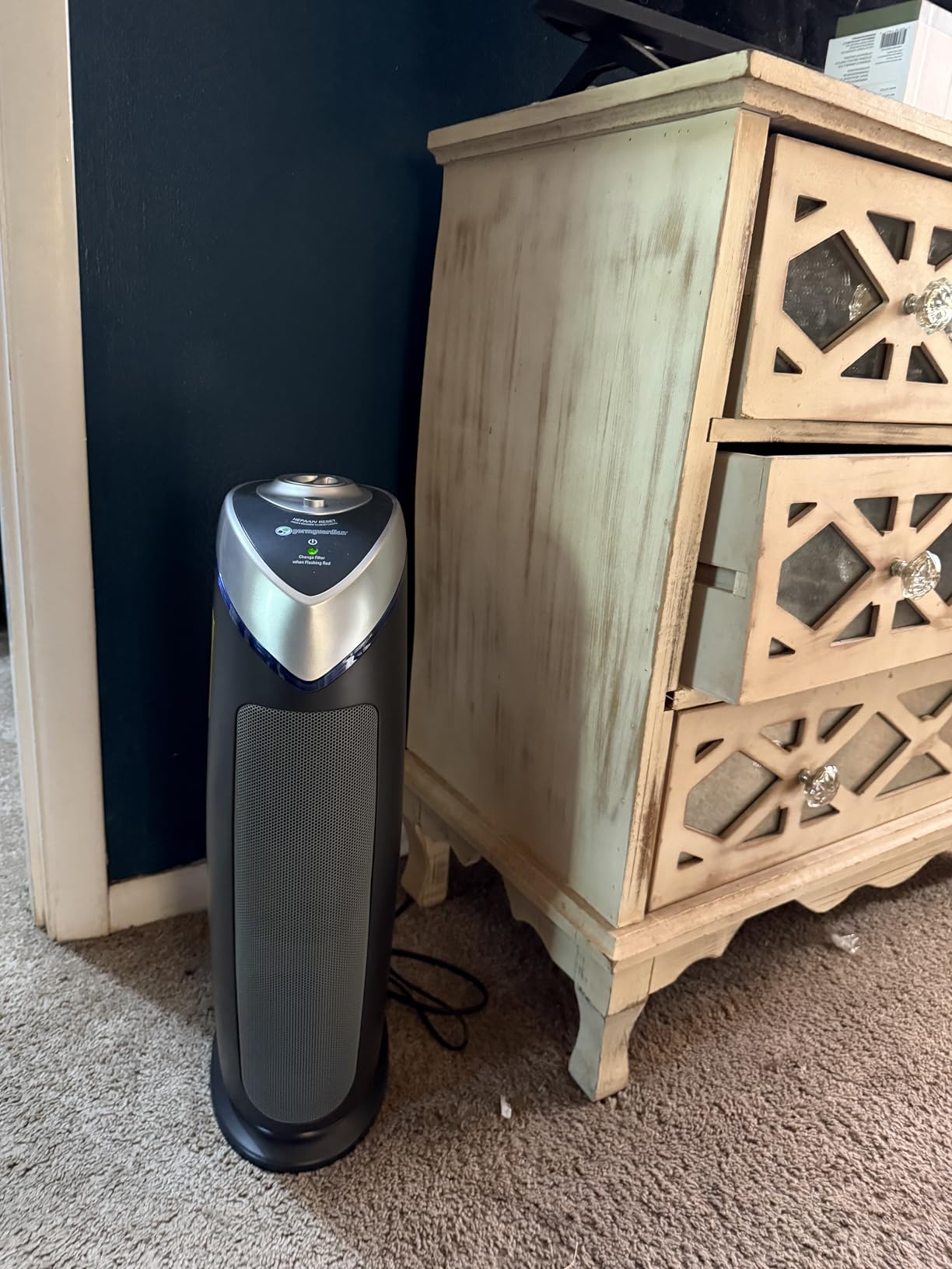 GermGuardian HEPA Air Purifier for Home, Large Rooms - 743 Sq. Ft. with HEPA Air Filter, UV-C Light & Odor Reduction, AC4825E, 22 GermGuardian HEPA Air Purifier for Home, Large Rooms - 743 Sq. Ft. with HEPA Air Filter, UV-C Light & Odor Reduction, AC4825E, 22