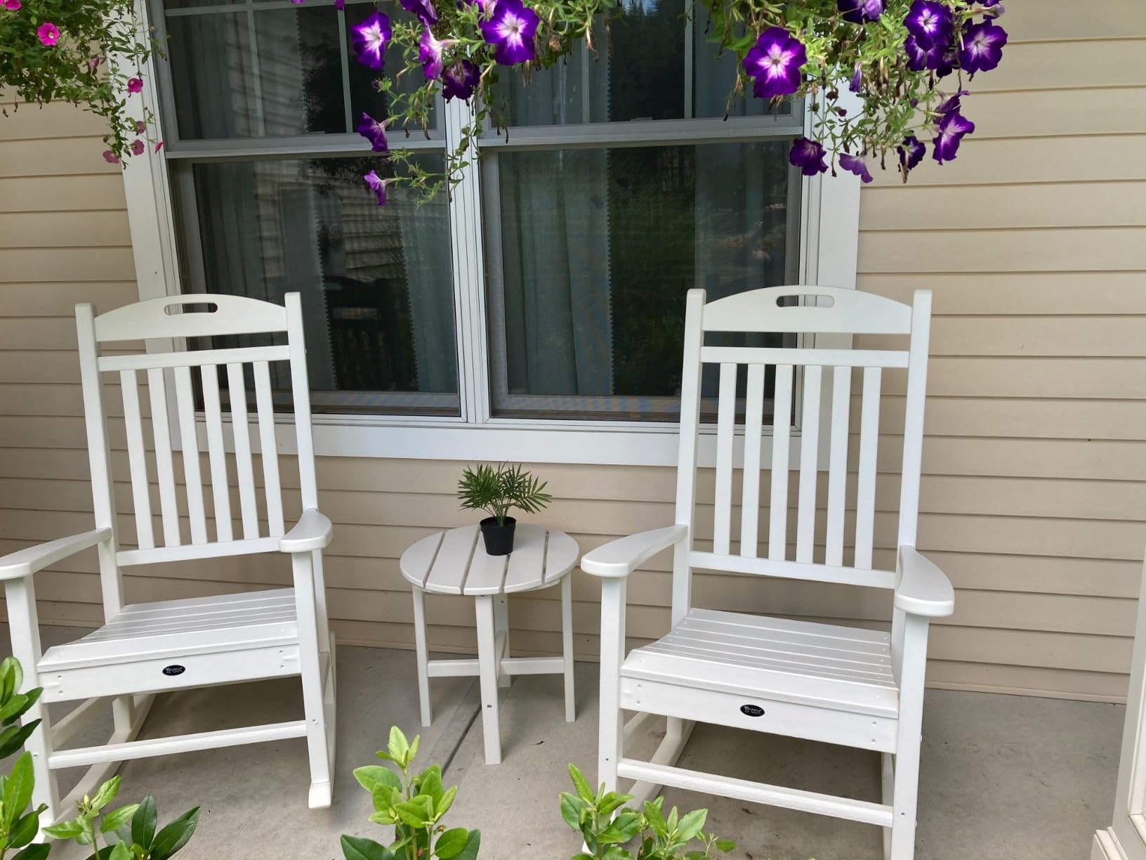 Trex Outdoor Furniture by Polywood Yacht Club Rocker Chair, Charcoal Black - Customer Photo 1