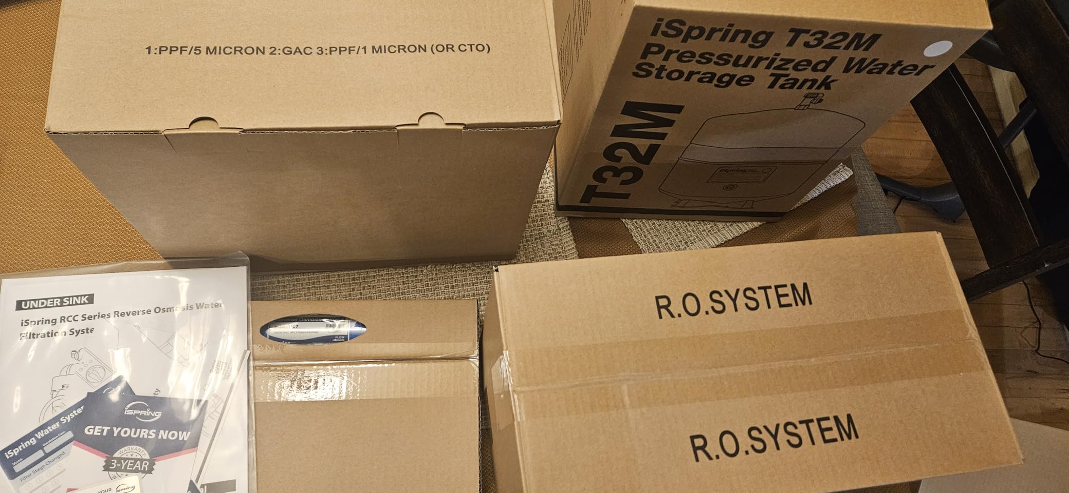 iSpring RCC7AK, NSF Certified, 75 GPD, Alkaline 6-Stage Reverse Osmosis System, pH+ Remineralization RO Water Filter System Under Sink, Patented Top-Mounted Faucet Design for Easy Installation - Customer Photo 1