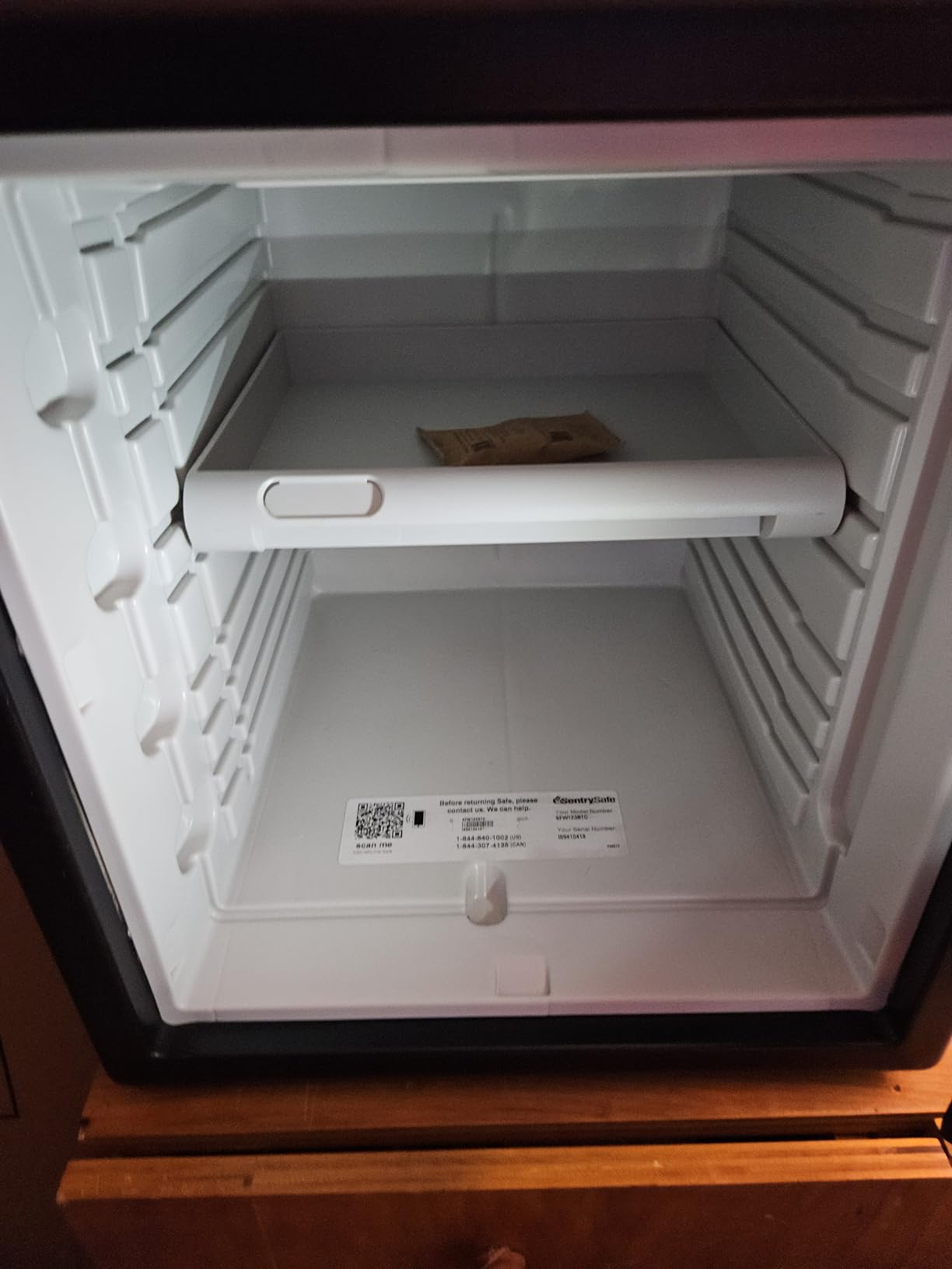 SentrySafe Waterproof and Fireproof Alloy Steel Digital Safe Box for Home with Code Button Keypad, 1.23 Cubic Feet, 17.8 x 16.3 x 19.3 Inches (exterior), SFW123GDC customer photo 2