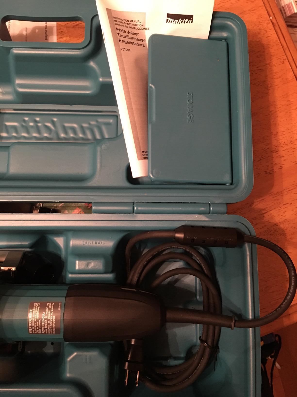 Makita PJ7000 Plate Joiner, Blue - Customer Photo 1