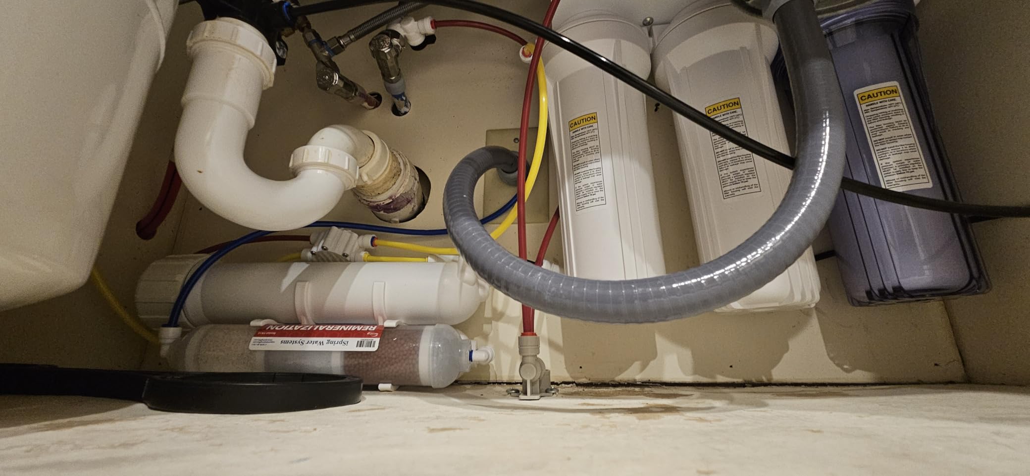 iSpring RCC7AK-UV, NSF Certified, 7-Stage Under Sink Reverse Osmosis Water Filtration System with Alkaline Remineralization and UV Filter, Patented Top-Mounted Faucet Design for Easy Installation - Customer Photo 1