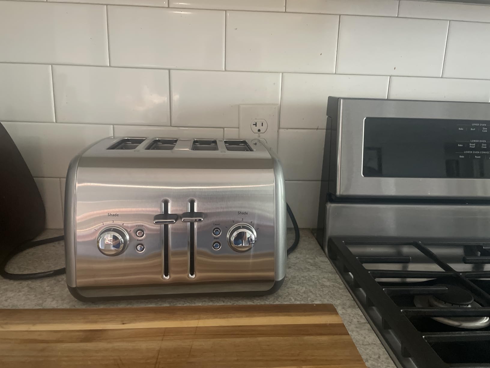 KitchenAid KMT4115CU 4 Slice Manual Lift Toaster, Contour Silver - Customer Photo 1